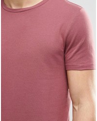 T-shirt à col rond rouge Asos