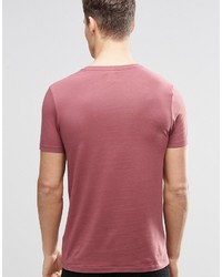 T-shirt à col rond rouge Asos