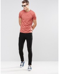 T-shirt à col rond rouge Asos