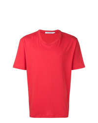 T-shirt à col rond rouge Calvin Klein Jeans
