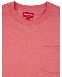 T-shirt à col rond rouge Supreme