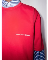 T-shirt à col rond rouge Comme Des Garcons SHIRT