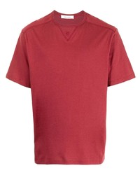 T-shirt à col rond rouge Craig Green