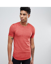 T-shirt à col rond rouge D-struct