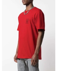 T-shirt à col rond rouge Supreme