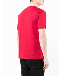 T-shirt à col rond rouge Paul Smith