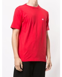 T-shirt à col rond rouge Champion