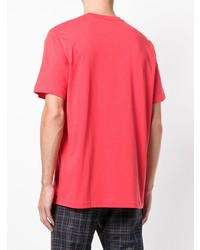 T-shirt à col rond rouge Ps By Paul Smith