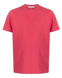 T-shirt à col rond rouge Frame