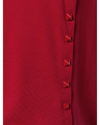 T-shirt à col rond rouge Valentino