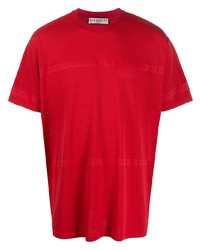 T-shirt à col rond rouge Givenchy