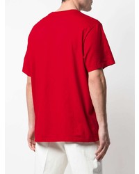 T-shirt à col rond rouge Supreme