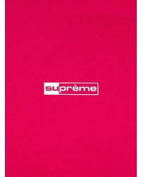 T-shirt à col rond rouge Supreme