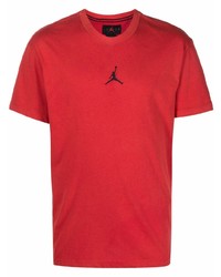 T-shirt à col rond rouge Jordan