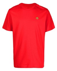 T-shirt à col rond rouge Kenzo