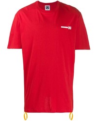 T-shirt à col rond rouge Les Hommes Urban