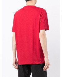 T-shirt à col rond rouge Armani Exchange