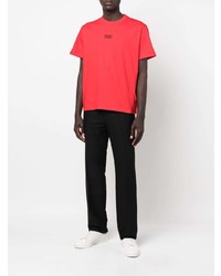 T-shirt à col rond rouge DSQUARED2