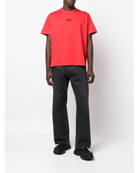 T-shirt à col rond rouge DSQUARED2