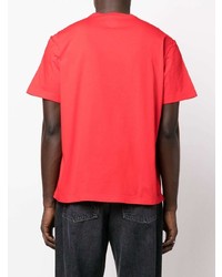 T-shirt à col rond rouge DSQUARED2