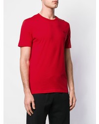 T-shirt à col rond rouge McQ Alexander McQueen