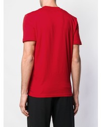 T-shirt à col rond rouge McQ Alexander McQueen