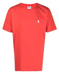 T-shirt à col rond rouge Marcelo Burlon County of Milan