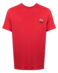 T-shirt à col rond rouge Michael Kors