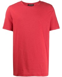 T-shirt à col rond rouge Neil Barrett