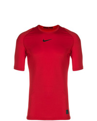 T-shirt à col rond rouge Nike