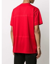 T-shirt à col rond rouge Givenchy