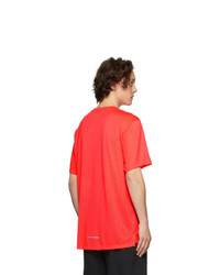 T-shirt à col rond rouge Nike