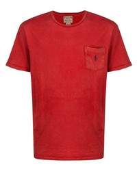 T-shirt à col rond rouge Polo Ralph Lauren