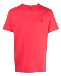 T-shirt à col rond rouge Polo Ralph Lauren