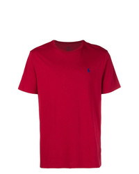 T-shirt à col rond rouge Polo Ralph Lauren