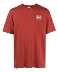 T-shirt à col rond rouge Puma