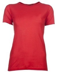 T-shirt à col rond rouge Sofie D'hoore