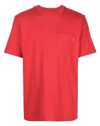 T-shirt à col rond rouge Supreme