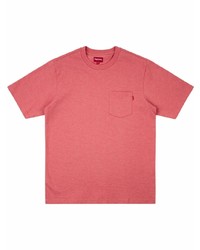 T-shirt à col rond rouge Supreme