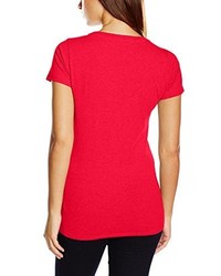 T-shirt à col rond rouge Tommy Hilfiger