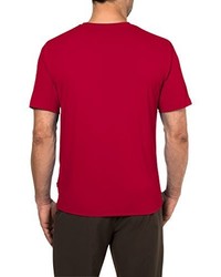 T-shirt à col rond rouge VAUDE
