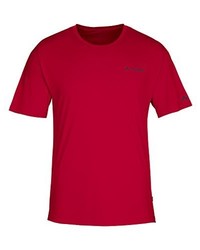 T-shirt à col rond rouge VAUDE