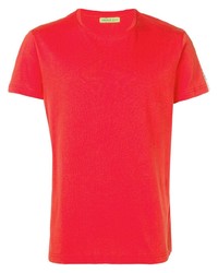 T-shirt à col rond rouge VERSACE JEANS COUTURE