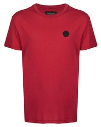 T-shirt à col rond rouge Viktor & Rolf