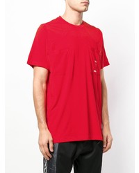 T-shirt à col rond rouge adidas