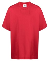 T-shirt à col rond rouge Y-3