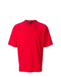 T-shirt à col rond rouge Y-3