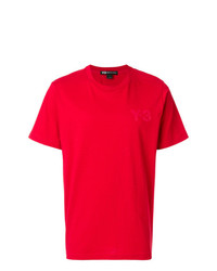 T-shirt à col rond rouge Y-3