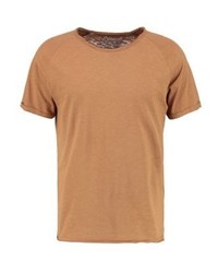 T-shirt à col rond tabac Jack & Jones