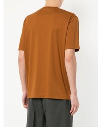 T-shirt à col rond tabac Jil Sander